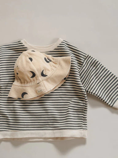 CARDIGAN ORGANIC ZOO STRIPES